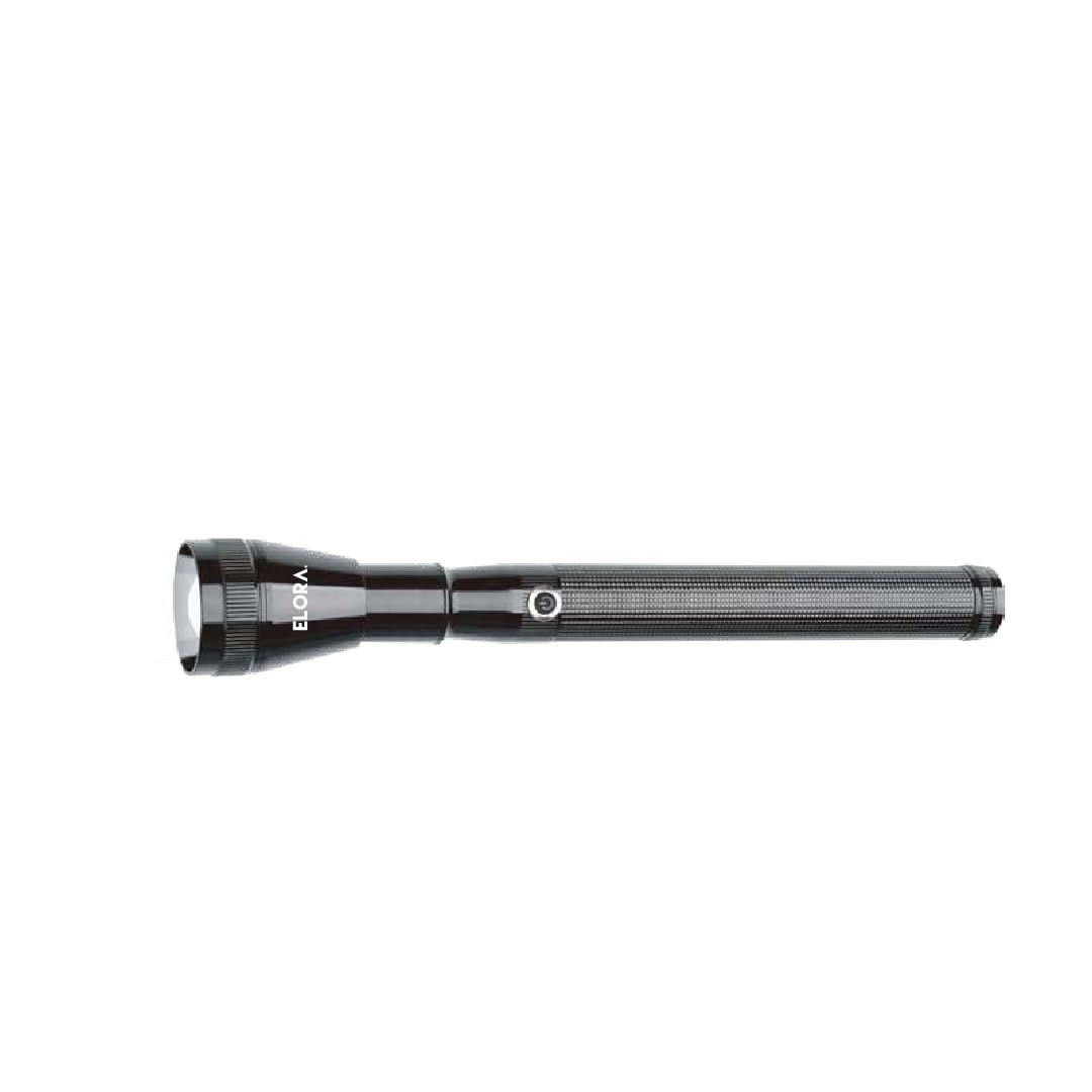 High Power 20W LED Rechargeable Flashlight | 2000 Lumens | 10000mAh Battery | 1.8KM Range Torch | Zoomable Beam | Type-C Charging | Shock Resistant | Long Battery Life – 360 Min Backup