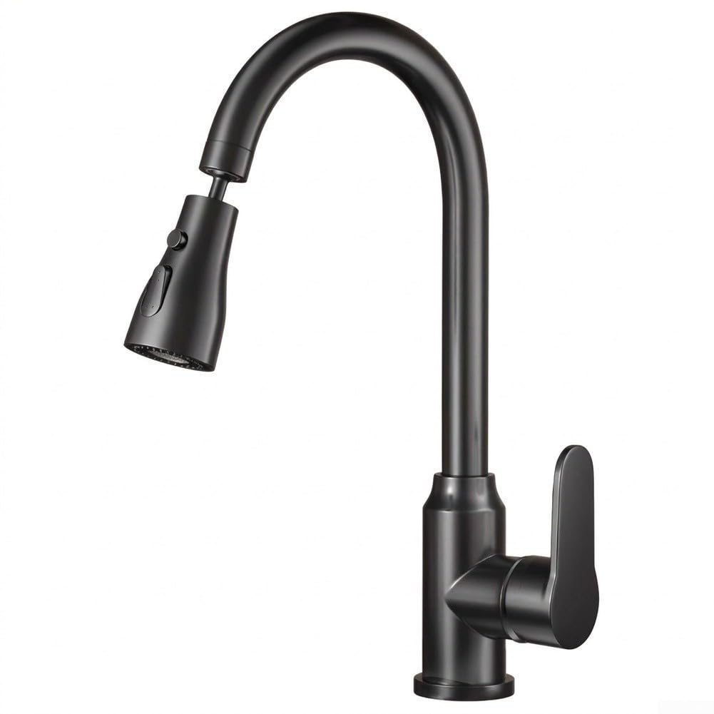 Grifo de cocina con sensor táctil, acero inoxidable, alta presión