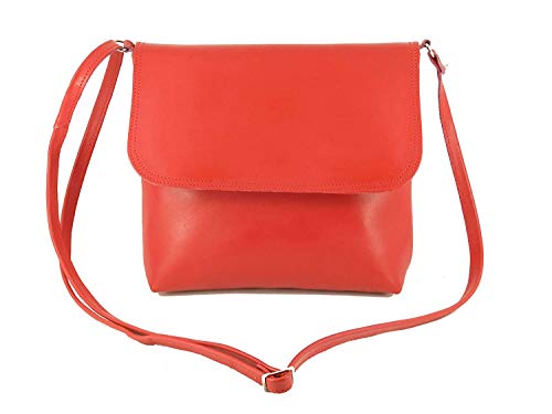 Sac bandoulière cuir rouge : finis les sacs lourds avec LONI