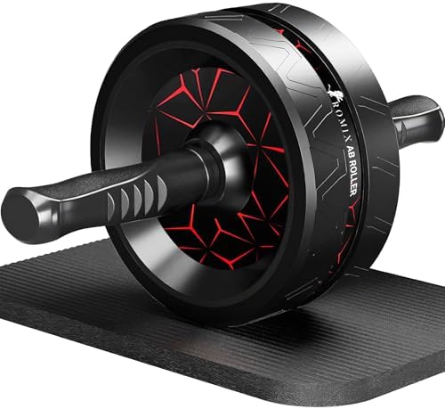 Ab Roller Exercise Wheel, Ultra-Wide Exercise Wheels with Extra T...