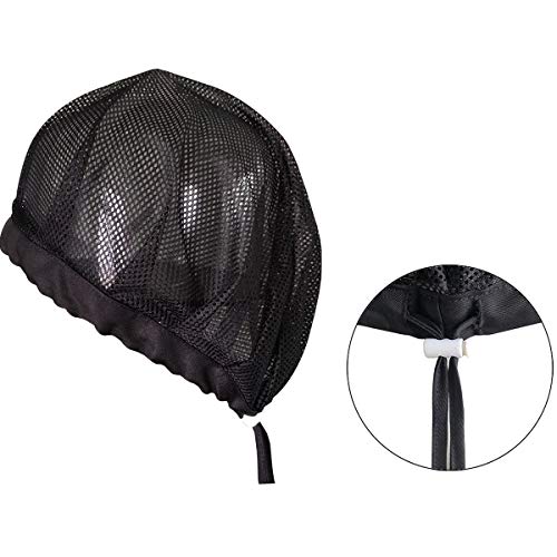 Adjustable Chef Cap Cooking Kitchen Hat Food Service Hair Nets Mesh Brim Reusable Restaurant Vent Beanie - Thumbnail 4