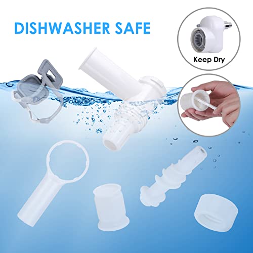 Zacme Pasta Extruder For Kitchenaid Mixer With 6 Pasta Outlet Shapes, Pasta Press Attachment For Kitchen Aid (White) #TOP6