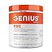 Genius Pre Workout - All Natural Nootropic Preworkout Powder & Caffeine-Free Nitric Oxide Booster with Beta Alanine and Alpha GPC - Focus, Energy and Muscle Building Supplement, Grape Limeade, 338G