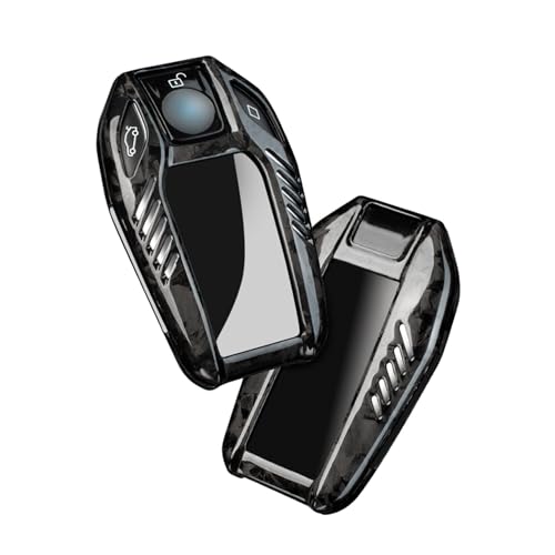Coque clé carbone BMW Série 5 7 X5 écran tactile protection antichoc M.JVisun