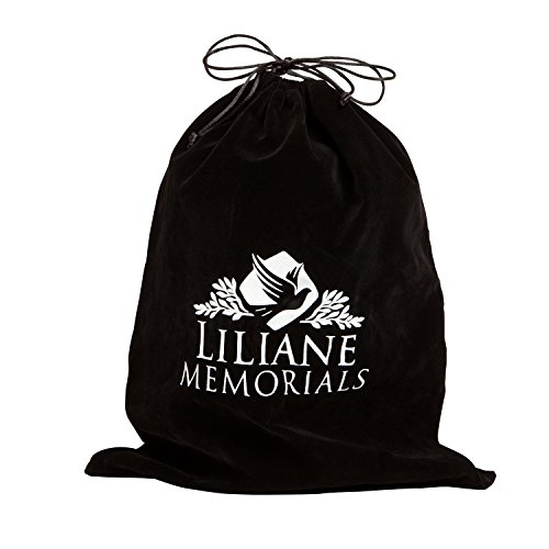 image for Heart Silver Funeral Urn by Liliane Memorials - Cremation Urn for Huma