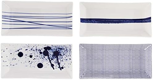 Royal Doulton Pacific Mixed Patterns Rectangular Dish Set of 4