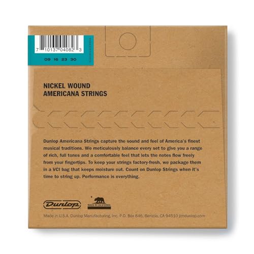 JIM DUNLOP - DJN0930 - Banjo-Saiten - Nickel Wound Americana Strings Tenor 4 Saiten 9-16-23-30