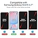 amFilm Auto-Alignment OneTouch for Samsung Galaxy S24 FE 6.7'' Screen Protector + Camera Lens Protector,Tempered Glass,30 seconds Installation, Bubble Free, Case Friendly, Anti-Scratch [2+2 Pack]