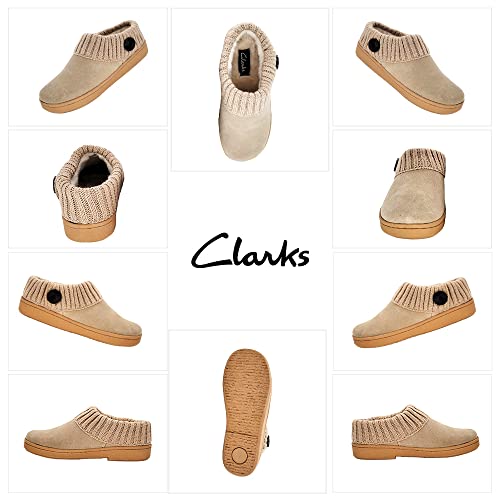 Clarks Women's Knit Scuff Slippers2