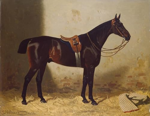 Affiches et gravures de cheval Emil Volkers pour une déco de salon élégante