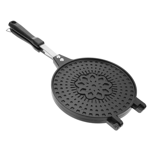 Mobestech Molde para Hornear Conos de Helado Huevo Antiadherente Sartén para Waffles y Panqueques con Superficie Lisa y Calor Uniforme para Cocinas Domésticas y Restaurantes