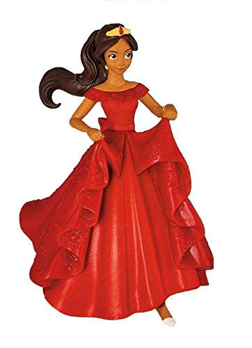 Bullyland 13255 - Figura de Elena de Walt Disney de Avalor, com vestido de baile, aprox. 10,5 cm, ideal como figura de bolo, detalhada, sem PVC, ótimo presente para crianças brincarem imaginativamente