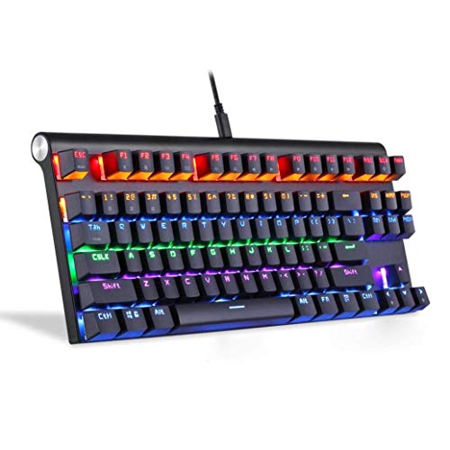 Motospeed CK101 K83 Teclado RGB Mecânico Sem Fio Outemu Iluminação Rainbow Led, Preto
