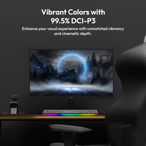 Image of Pixio PX27U Wave 27 inch 160Hz Refresh Rate 4K 3840x2160p Resolution Fast IPS Panel 1ms GTG Response Time Tilt Adjustable Gaming Monitor with Adaptive Sync