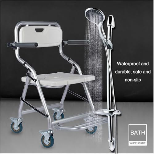 Chaise de douche pliante contre les chutes des personnes âgées