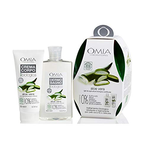OMIA ECO BIOLOGICA SET TRAT. ALOE VERA BSH.400 ML & BODY CREMA 200 ML.