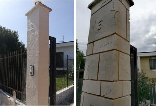 Moule de plâtre imprimé en caoutchouc polyuréthane durable texture roche - 4