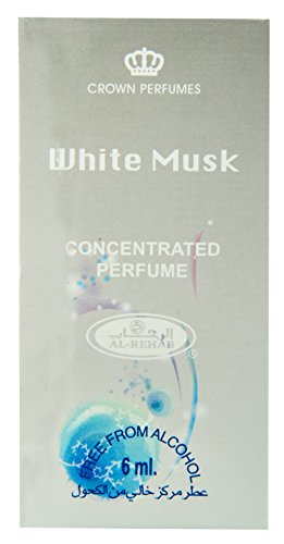 Lista de Musk Perfume de esta semana. 41 Crown Perfumes White Musk, Perfume Concentrado, Aroma Almizcle Blanco, 6 ml