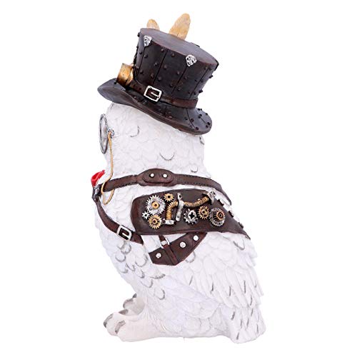 Nemesis Now Cogsmiths Owl 23.5cm, White, One Size - Image 4