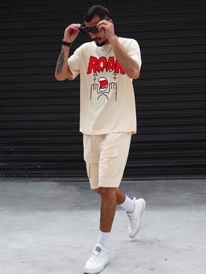 Image of The Modern Soul Oversized T Shirt for Men | Drop Shoulder Loose Fit Tshirt for Men