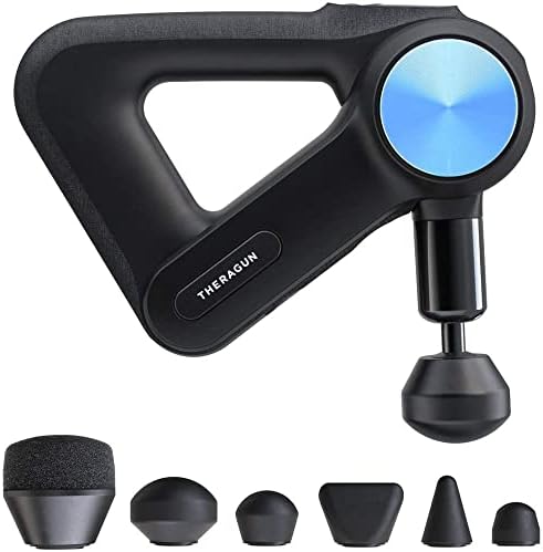 TheraGun Pro - Handheld Massage Gun - Athlete Approved Bluetooth Enabled Percussion Massage Gun for Pain Relief - Deep Tissue Muscle Massager with Quietforce Technology - 4th Generation - Black