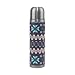 Sawhonn Art Rétro Ethnique Bohême Bouteille d'eau en Acier Inoxydable Thermos sans BPA 500ML Double Paroi Vide Gourde Bouteille Isothermes pour Sport école Café Thé