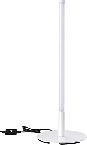 Miniatura 8 de EDISHINE Lámpara de mesa LED mejorada, lámpara de mesita de noche regulable, 3 temperaturas de color, lámpara de escritorio con interruptor táctil