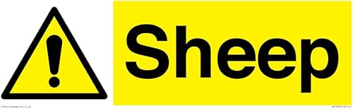 Schaf Schild – 450 x 150 mm – L41