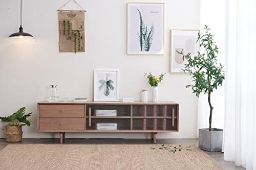 Slabstudiohongkong Japanese Style TV Cabinet, Modern TV Stand Cabinet, TV Media Storage Console