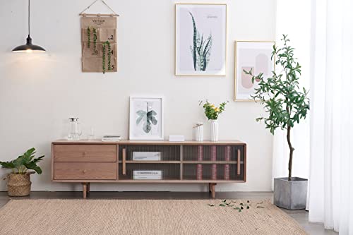 Slabstudiohongkong Japanese Style Tv Cabinet, Modern Tv Stand Cabinet, Tv Media Storage Console #TOP20