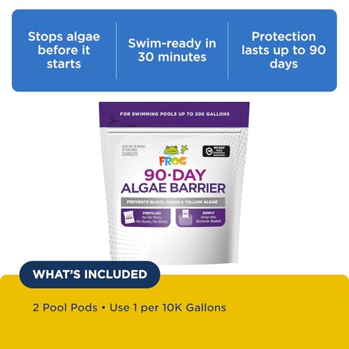 Image of FROG 90-Day Algae Barrier, Prevents Algae Growth, 2 Pods
