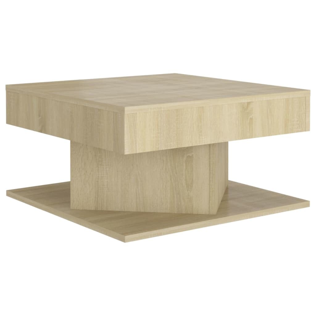 vidaXL - Couchtisch Sonoma-Eiche 57x57x30 cm Spanplatte