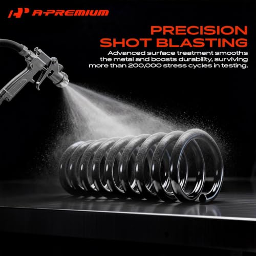 Image of A-Premium 2-Pack Rear Suspension Coil Spring Set Compatible with Honda