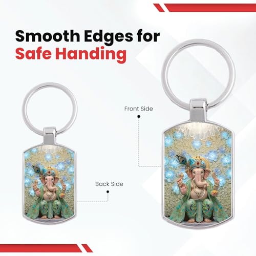 Image of Premium Printed Metal Keychain for Men & Women | High-Definition Artwork Print | Durable Key Ring for Car, Bike, Home & Office Keys | Stylish Decorative Key Holder Gift