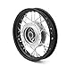 SUNQIAO CRF50 Rim, XR50 Wheels Drum Brake Shoes for XR CRF Pit Dirt Bikes Black 1.40x10 Steel Rims