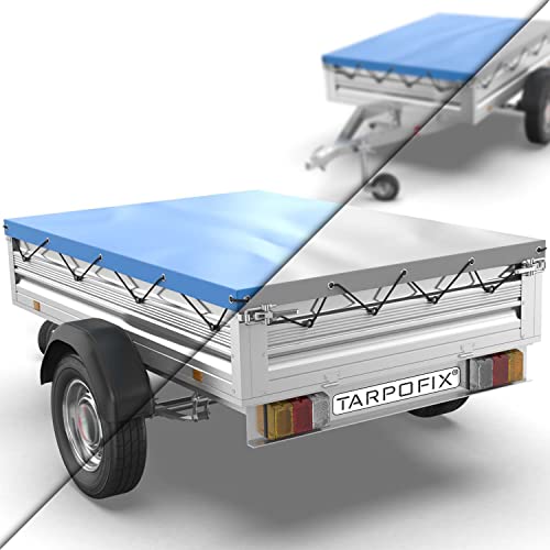 Tarpofix® Telo per rimorchio auto 207,5 x 114 x 10...