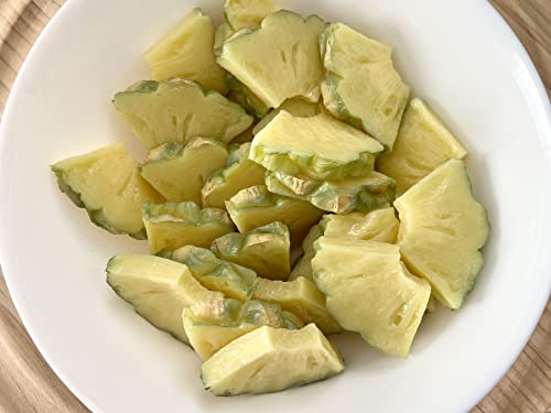 Fake Fruit Artificial Pineapple Slices, Set Of 5 Decorative Fruit Lifelike Faux Realistic Fruits Decorations For Kitchen Fake Fruits Props Home Decor (Sliced Pineapples) #TOP1