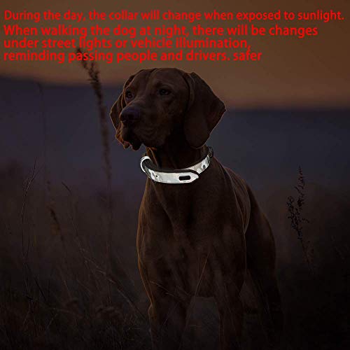 Reflective Dog Collar.with Heavy Duty Adjustable Metal Buckle Leather Dog Collar .Comfortable And Durable Waterproof Leather Pet Collar For Medium Large Dogs. #TOP5