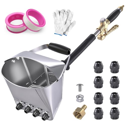 Intonacatrice, pistola a spruzzo per malta cementizia, pistola per pulizia