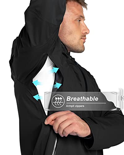 Veste de pluie légère homme imperméable cyclisme course rando - 4