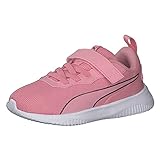 Flyer Flex AC Inf PUMA Unisex Baby Flyer Flex AC INF Sneaker, White Black Peony, 20 EU