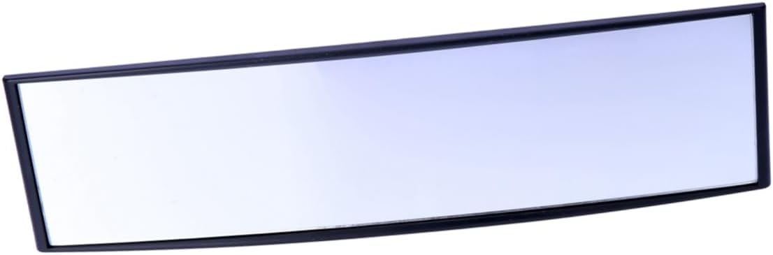 Alipis Car Rear View Mirror Curved Dazzling Interior Rearview Mirror for Wide Angle Lightweight and Wear Resistant Design Compatible with Various Vehicle Models