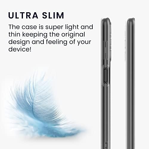 kwmobile Case Compatible with Samsung Galaxy M13 - Clear Case Soft Slim Flexible Protective TPU Phone Cover - Transparent