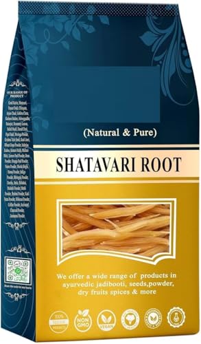 Shatavari Root 200 Gr Raw Indian Asparagus Racemosus Yellow Shatawar Organic satawari Pure Yellow Root - Natural Satavar