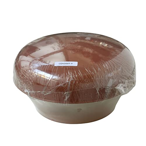 Chapeau de ventilation First Plast CDV200T ø 200 mm en PVC rouge brique - 4