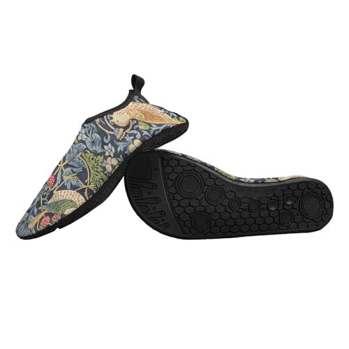 Strawberry Thief Indigo Water Shoes for Men and Women Quick-drying, Comfortable, Protective Activity Shoes2