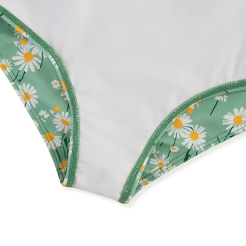 Image of Alakuoti Girls One Piece Swimsuits Cutout Ruffle Bathing Suit Quick Dry Beach Swimwear with Adjustable Strap 5-14 Years