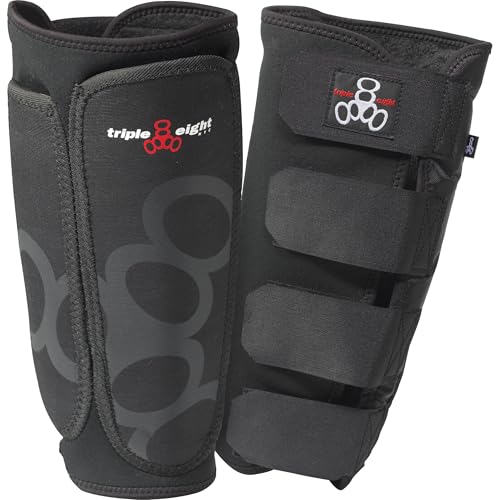Triple Eight Exoskin Shin and Whip Guard Pads – Protective Shin Guards for BMX and Mountain Biking by Triple Eight - Used condition - US$41.61