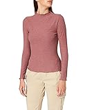 ONLY Damen Onlemma L/S High Neck Top Noos JRS Langarmshirt, Rose Browndetail:Melange, S
