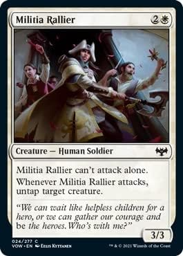 Miniatura 1 de Magic the Gathering - Militia Rallier (024) - Foil - Innistrad Crimson Voto